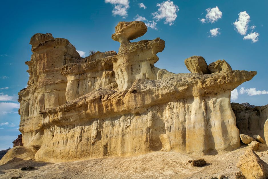 We Explored Bolnuevo's Wind-Carved Enchanted City Rock Formations