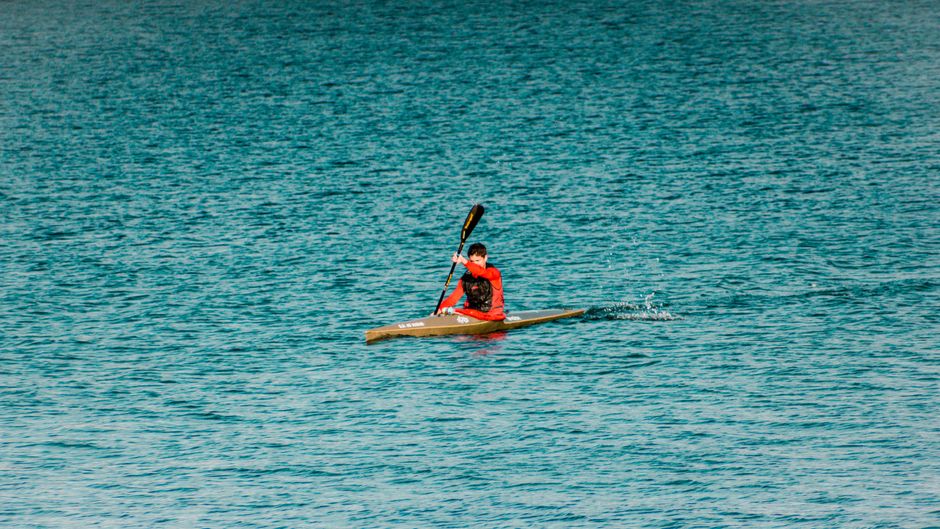 We Rented Kayaks for a Family Sunset Paddle Near Roda Golf